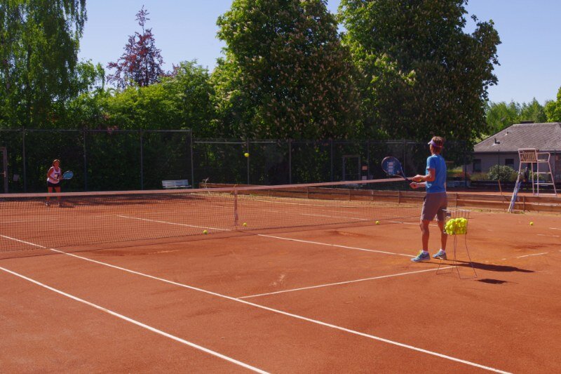 Tennistraining mit David